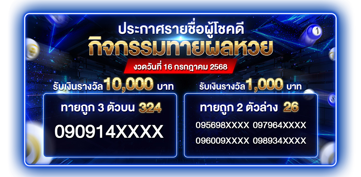 ประกาศหวย